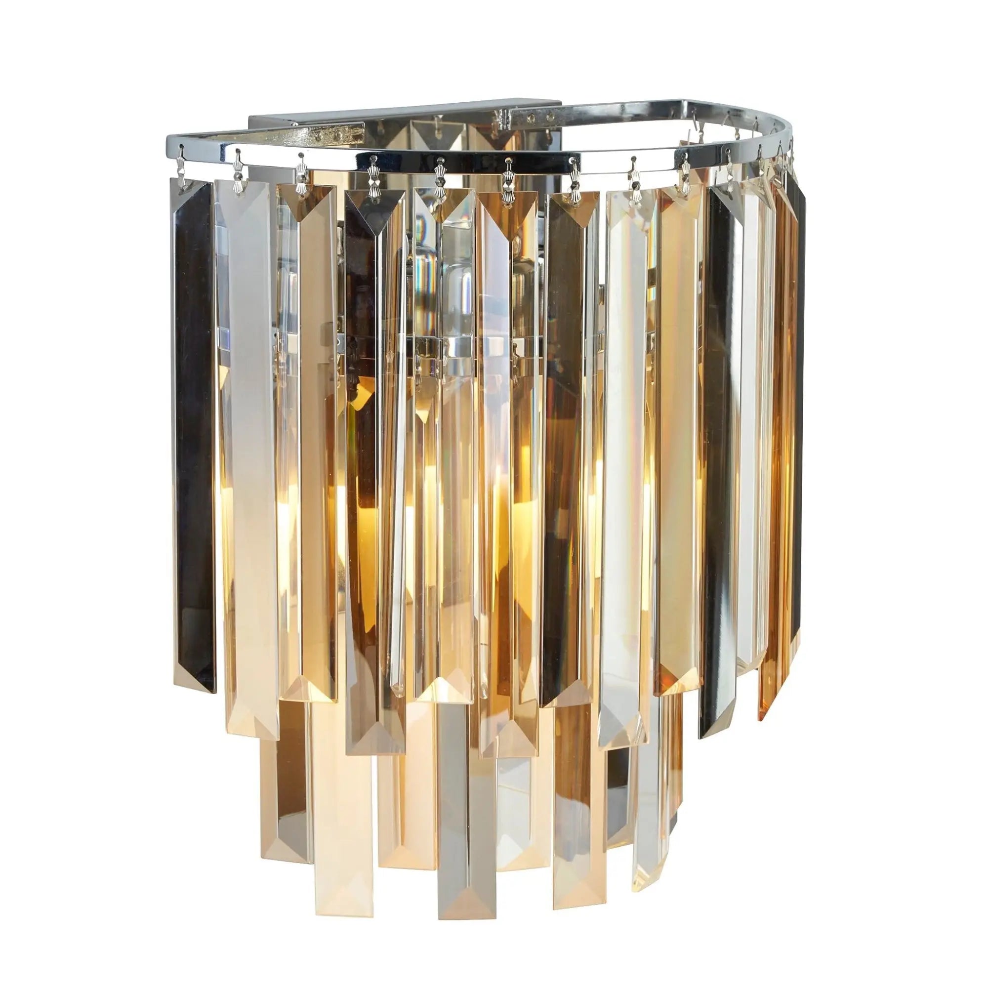 Crystal Wall Sconces: Exquisite Crystals & Dazzling Effect