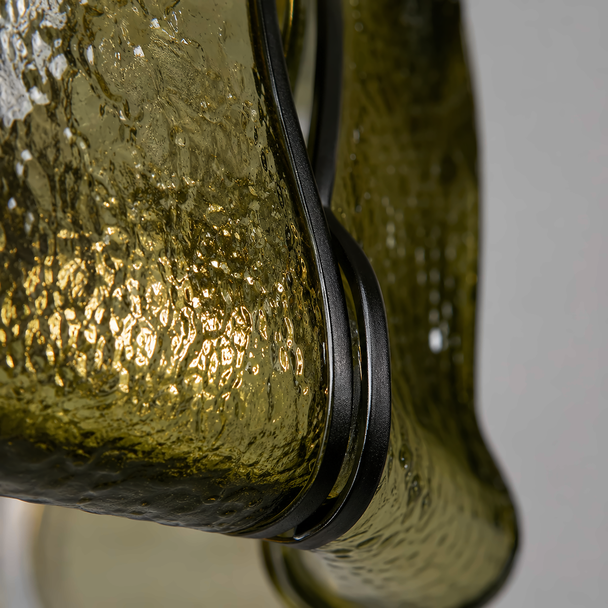 The Bronze Arcadia Semi-Flush | Textured Glass | CLND028
