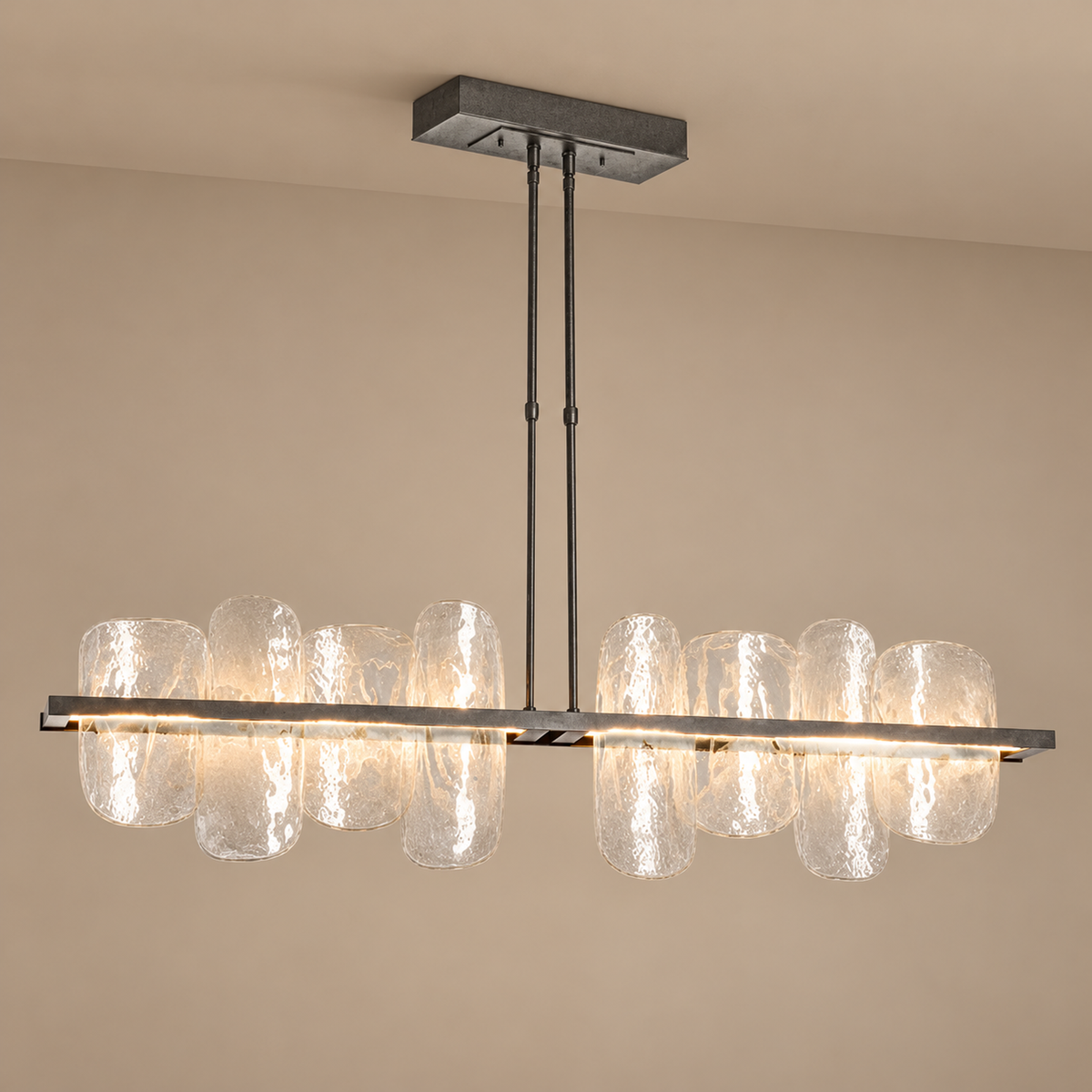Linear Glass Chandelier | CLPJS025L