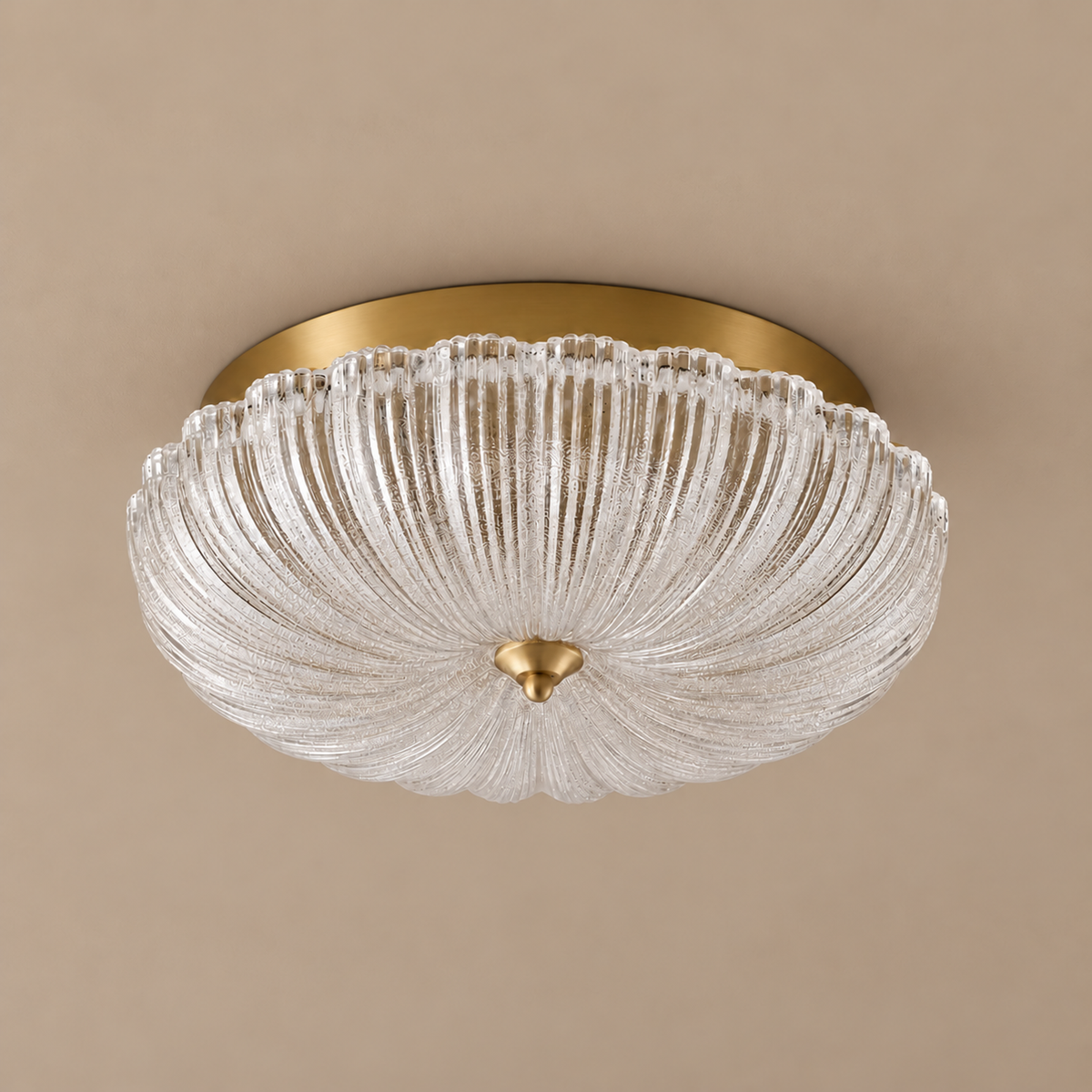 Vintage Flower Glass Flush Mount | CLKK002S