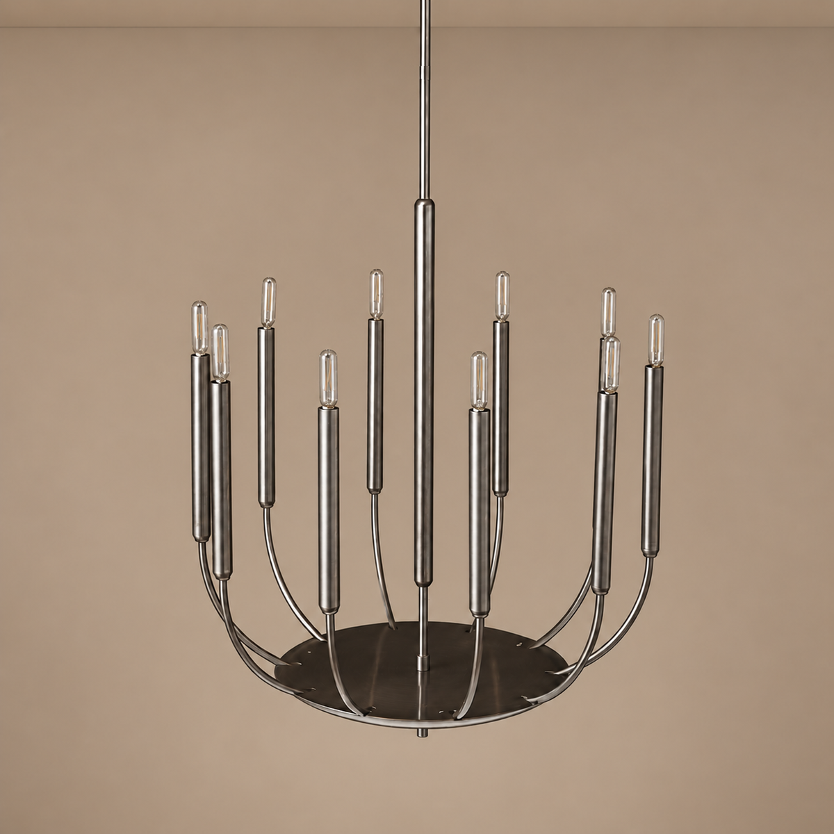 Candelabra Chandelier | Brass or Black | CLYV096B