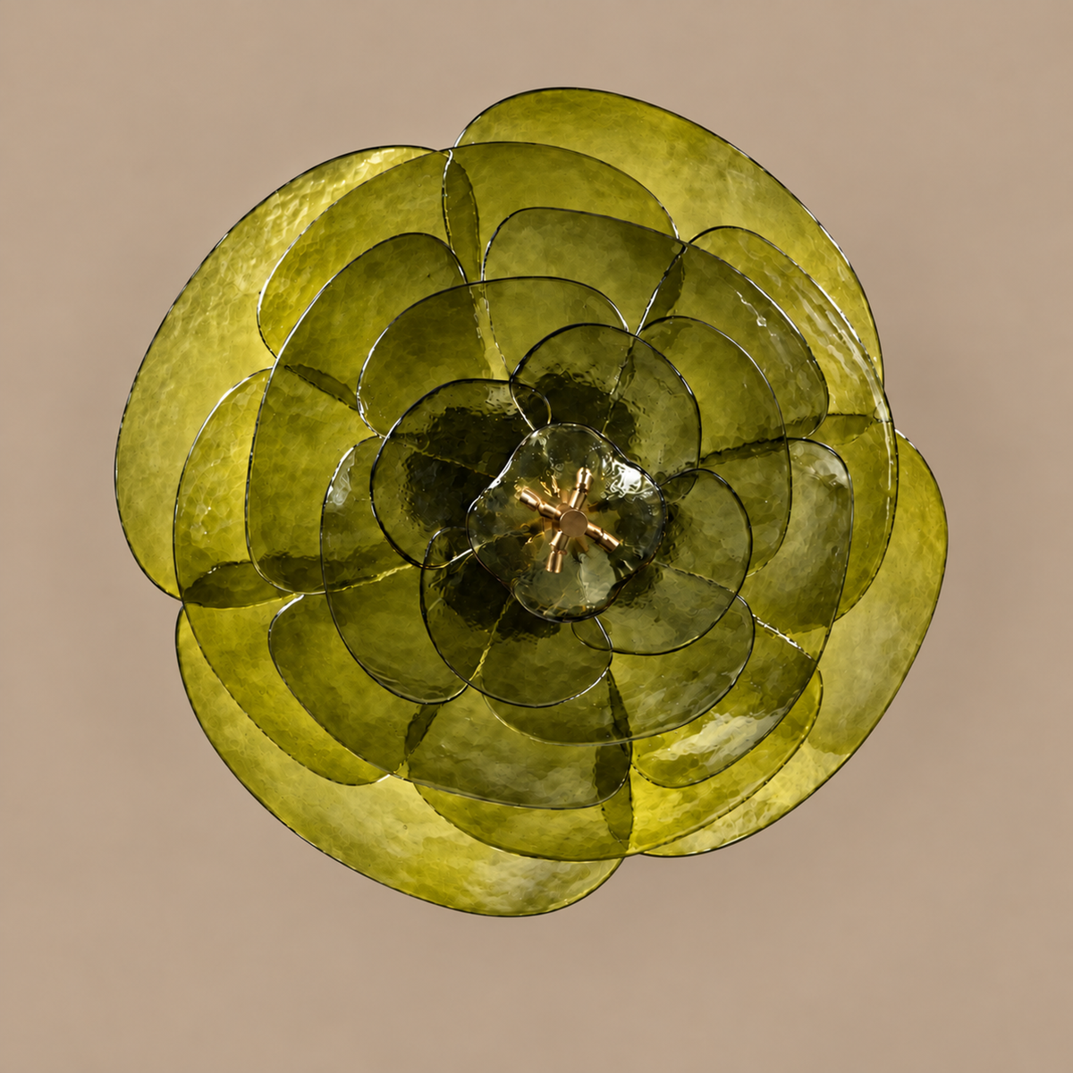 Fiore Chandelier | Green Glass | CLZL896620G