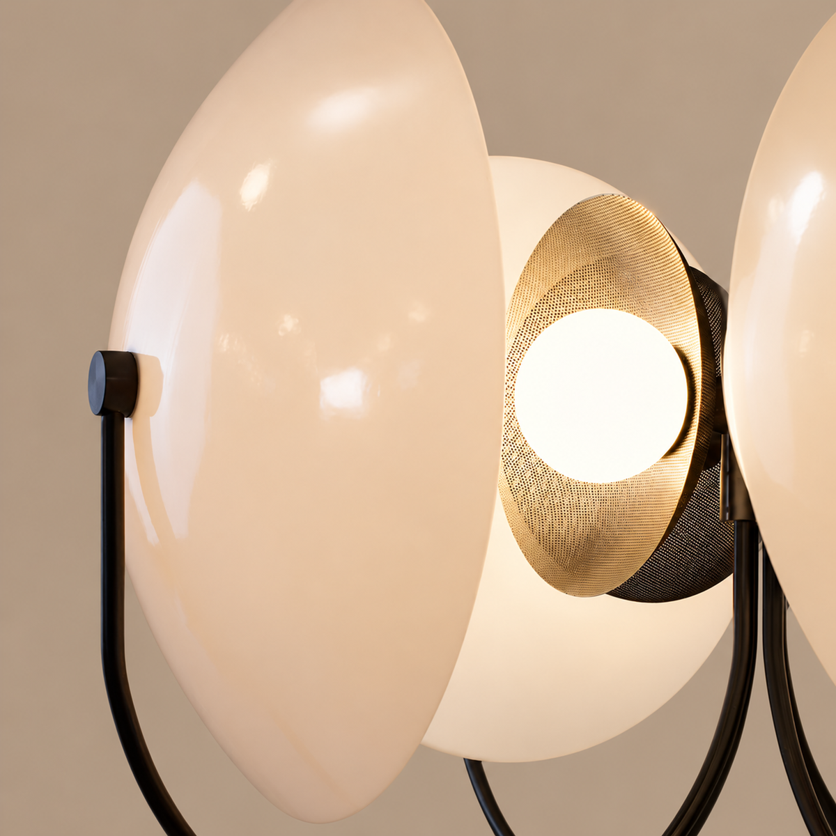 Opal Globe Orbit Semi Flush | CLDFTS27