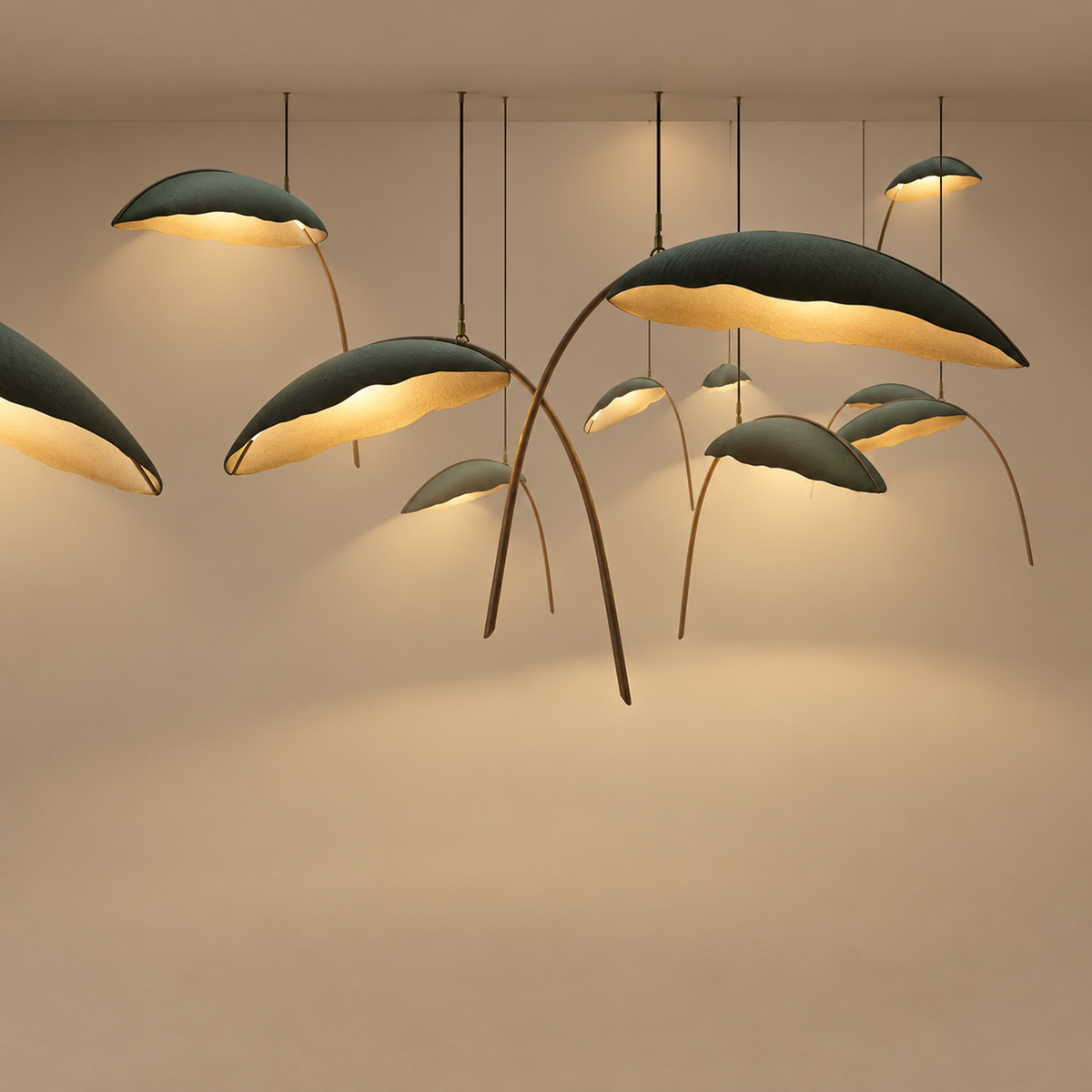 Single Banana Leaf Pendant Light | CLJNB02
