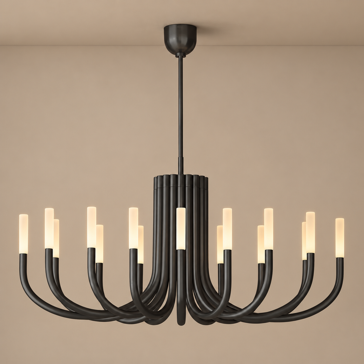 Grand Black Candelabra Chandelier | CL0287KLB
