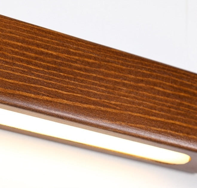 Modern Wall Lamp | Minimalist Wooden Bar 1-light Led Sconce | Casalola - Sconces