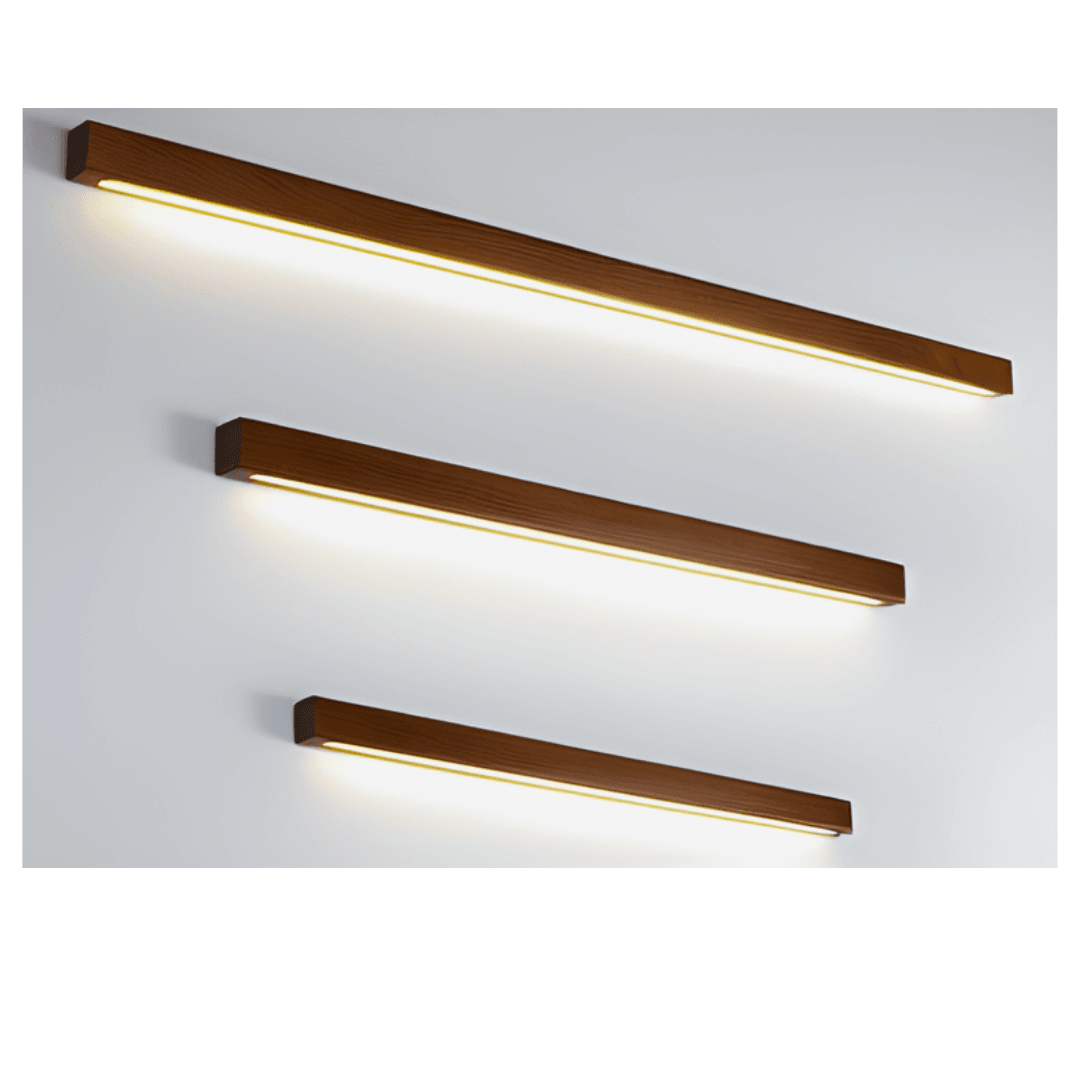 Modern Wall Lamp | Minimalist Wooden Bar 1-light Led Sconce | Casalola - Sconces