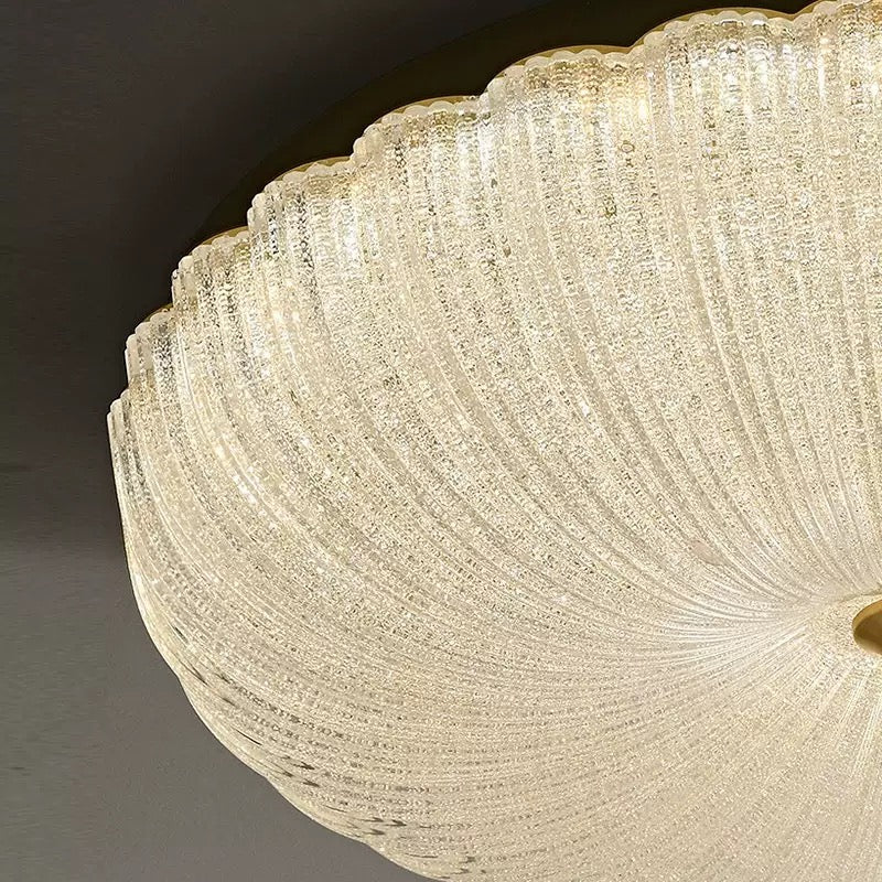 VINTAGE FLOWER GLASS FLUSH MOUNT | CLKK002S