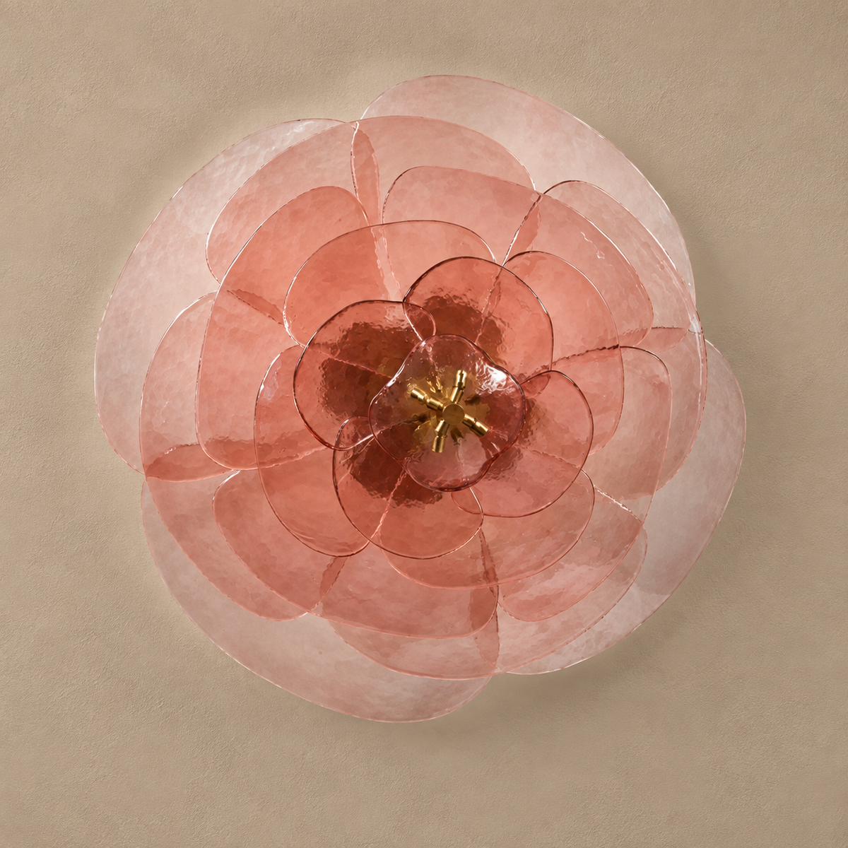 Fiore Chandelier | Glass Pink Petals | CLZL896620