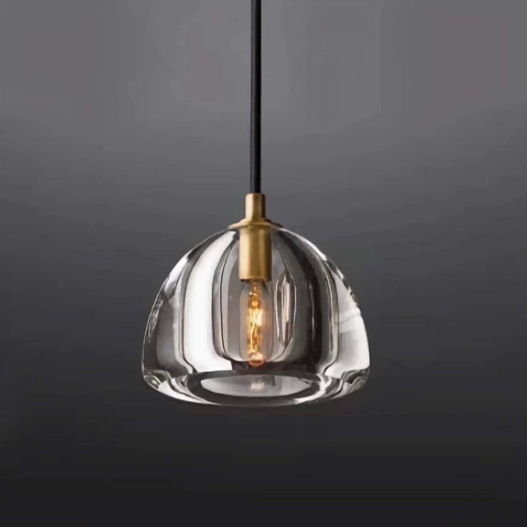 Black Luxury Copper Multi Pendant Chandelier – Modern Glass Arch Dining Room Light Casalolalights Luxury Lamps