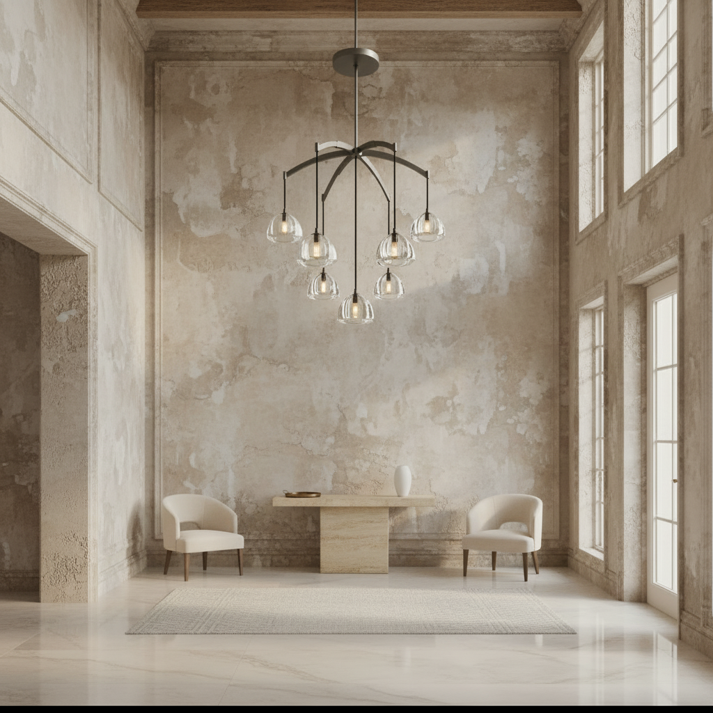 Black Luxury Copper Multi Pendant Chandelier – Modern Glass Arch Dining Room Light Casalolalights Luxury Lamps