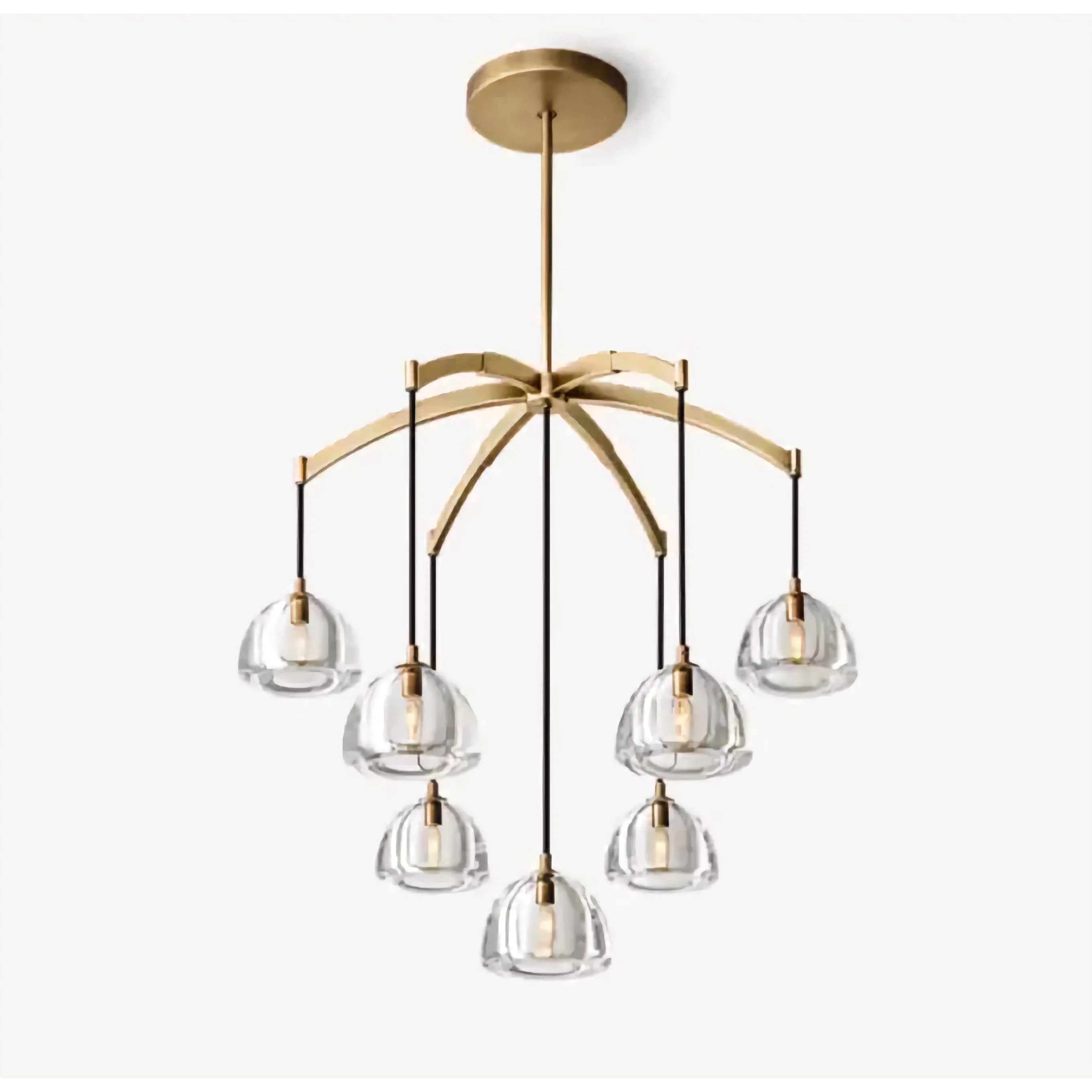 Brass Globe Chandelier Modern Glass Pendant Light for Dining Room or Entryway Casalolalights Luxury Lamps Interior