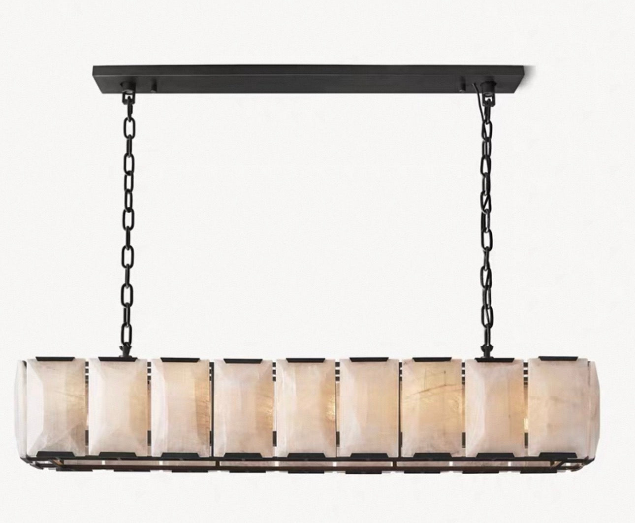 BLACK LINEAR COPPER CHANDELIER | CLPORH022LB