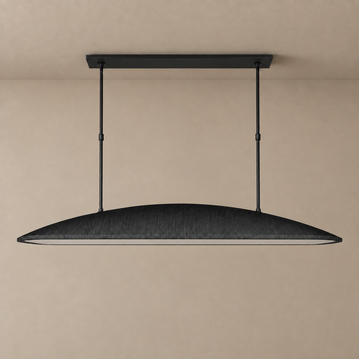 Linear Black Chandelier Light | CLMJU015B