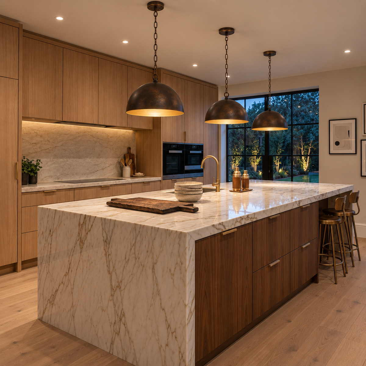 Aurelia Dome Pendant | Black, Bronze or Brass | CLSS8500B