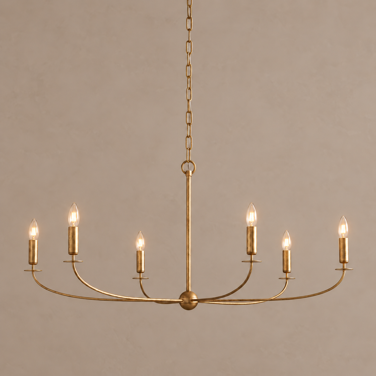 The Candelora Candelabra Chandelier | Brass | CLCDL