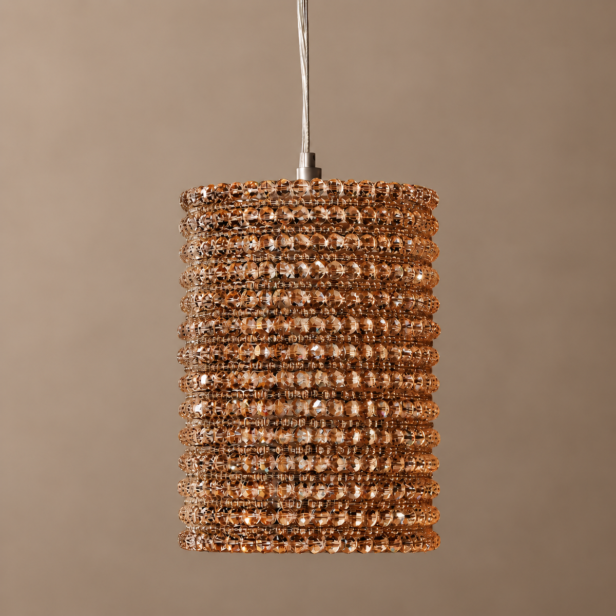 Appia Column Pendant | Amber Crystal | CLAPP-CA