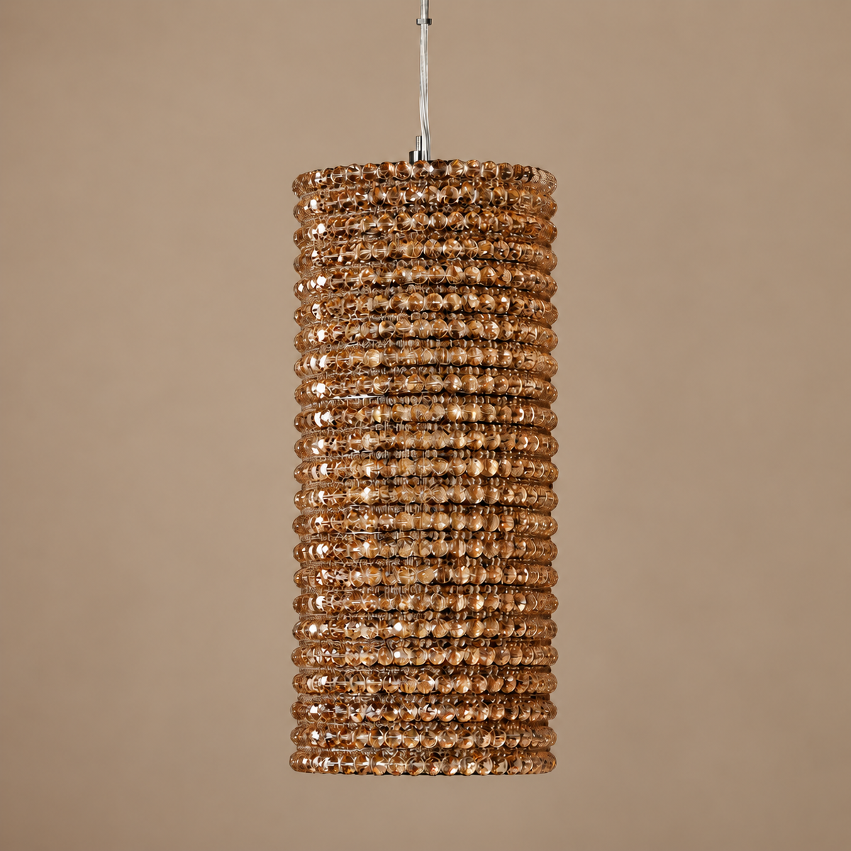 Appia Column Pendant | Amber Crystal | CLAPP-CA