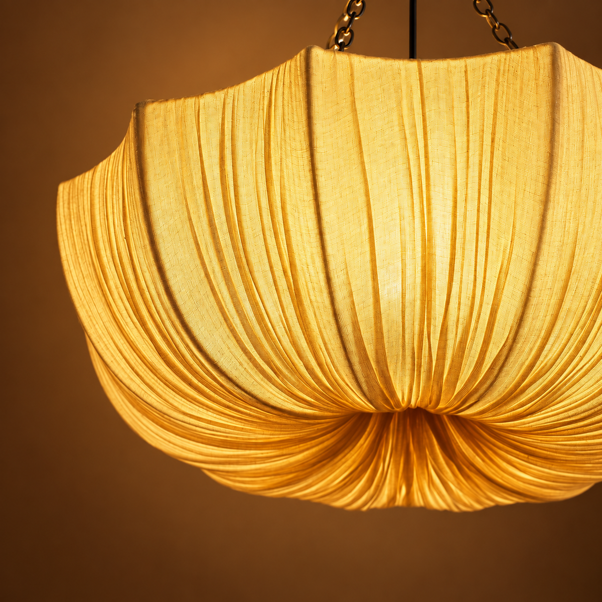 SABINA WABI-SABI LINEN PENDANT CHANDELIER | CLQC029