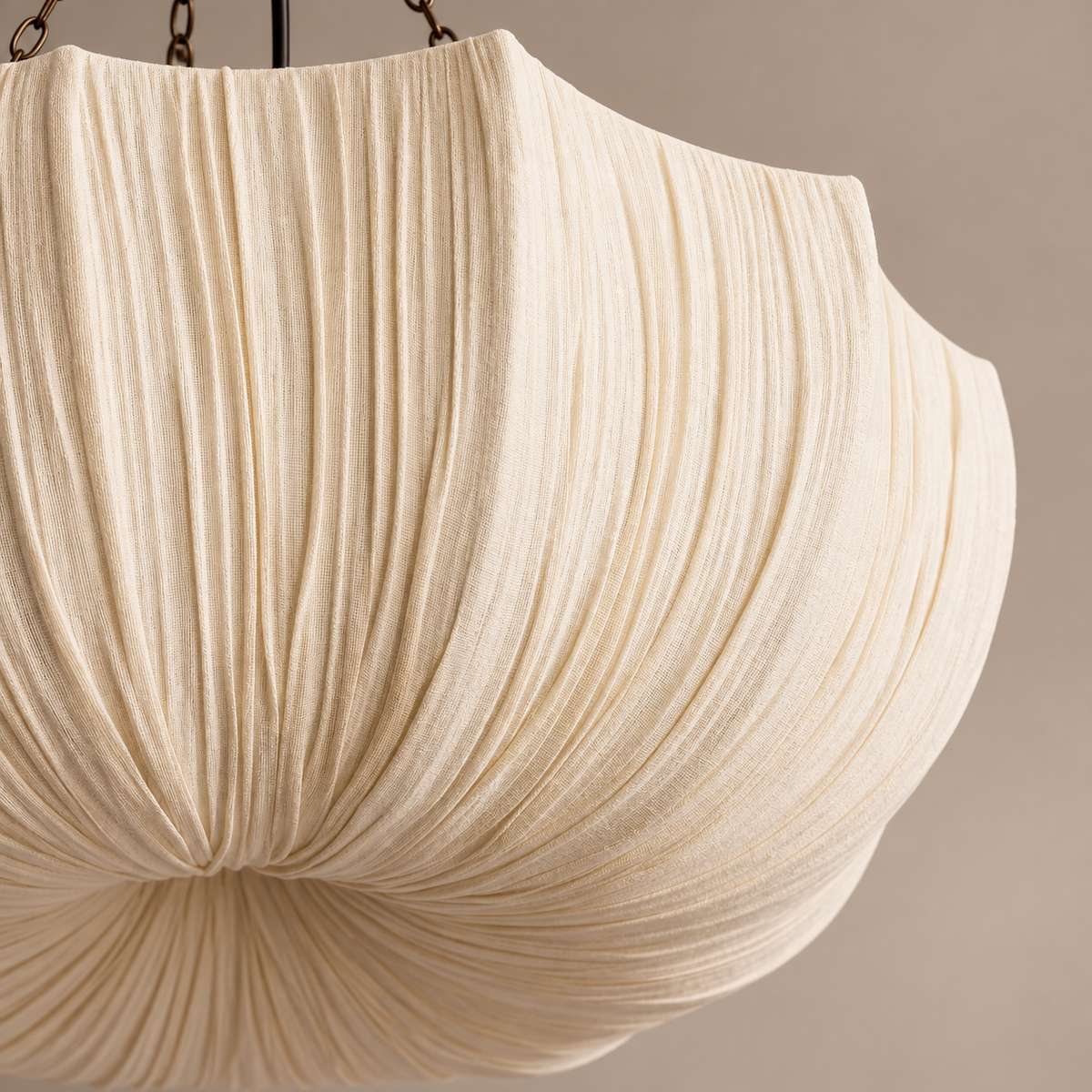 SABINA WABI-SABI LINEN PENDANT CHANDELIER | CLQC029