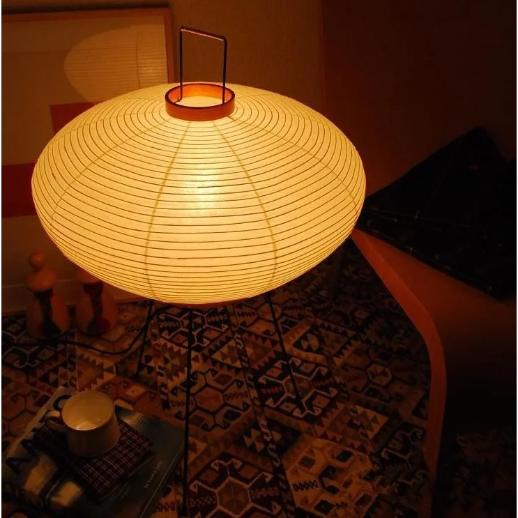 Noguchi Lamp | Akari Paper 10a | Tripod Floor for Japandi Minimalism Wabi Sabi Decor | Casalola