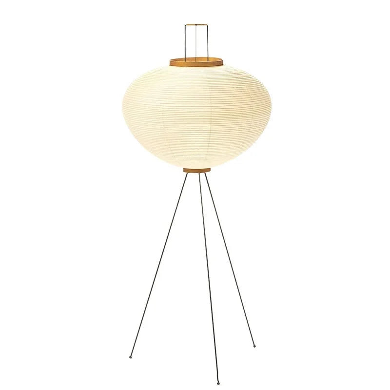 Noguchi Lamp | Akari Paper 10a | Tripod Floor for Japandi Minimalism Wabi Sabi Decor | Casalola