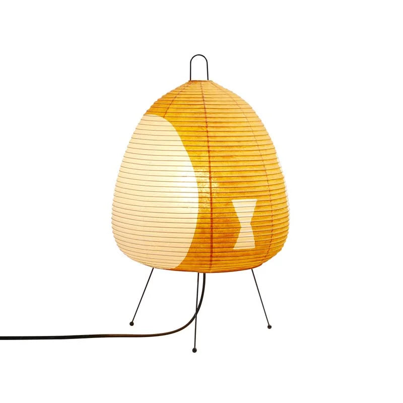 Akari 1ay Paper Lantern Lamp - Japandi Minimalism Wabi-sabi Decor Casalolalights Luxury Lamps for Interior Designers