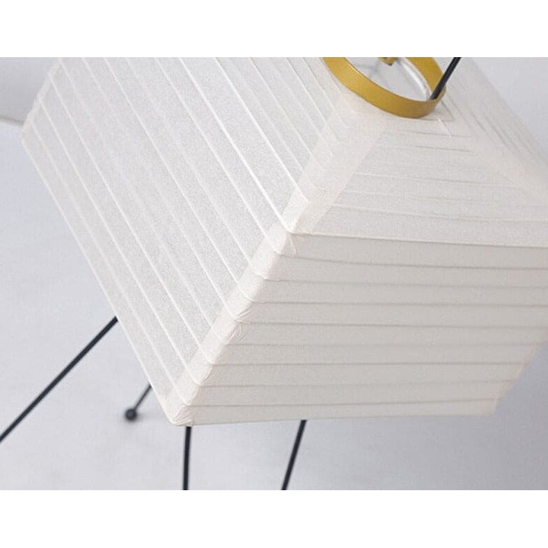 Noguchi Lamp | Akari 7a | White Paper Floor Light for Living Room Bedroom | Japandi Minimalism Wabi-sabi Decor - Lamps