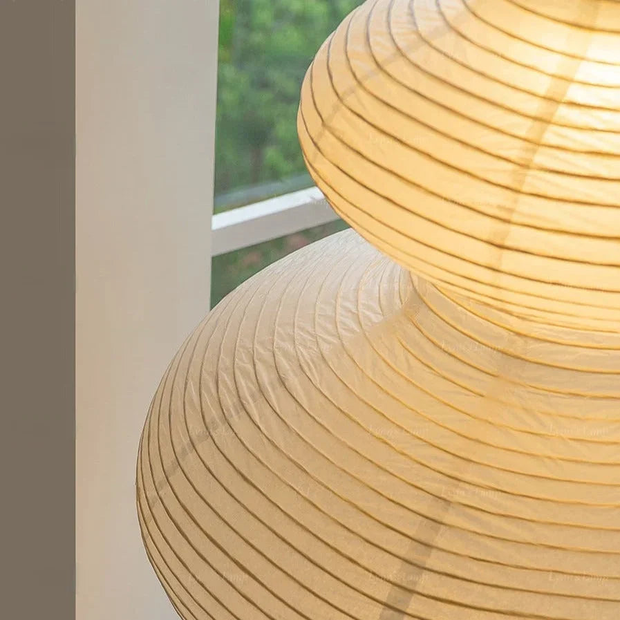 Akari Pendant Lamp | Noguchi Lanterns | Rice Paper | Japandi Minimalism Wabi Sabi Decor