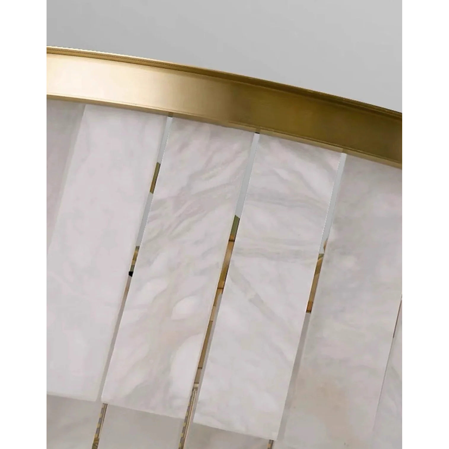 Solid Alabaster Tiered Chandelier | Art Deco Architectural Pendant | Custom Multi-tier Lighting | Casalola Lights