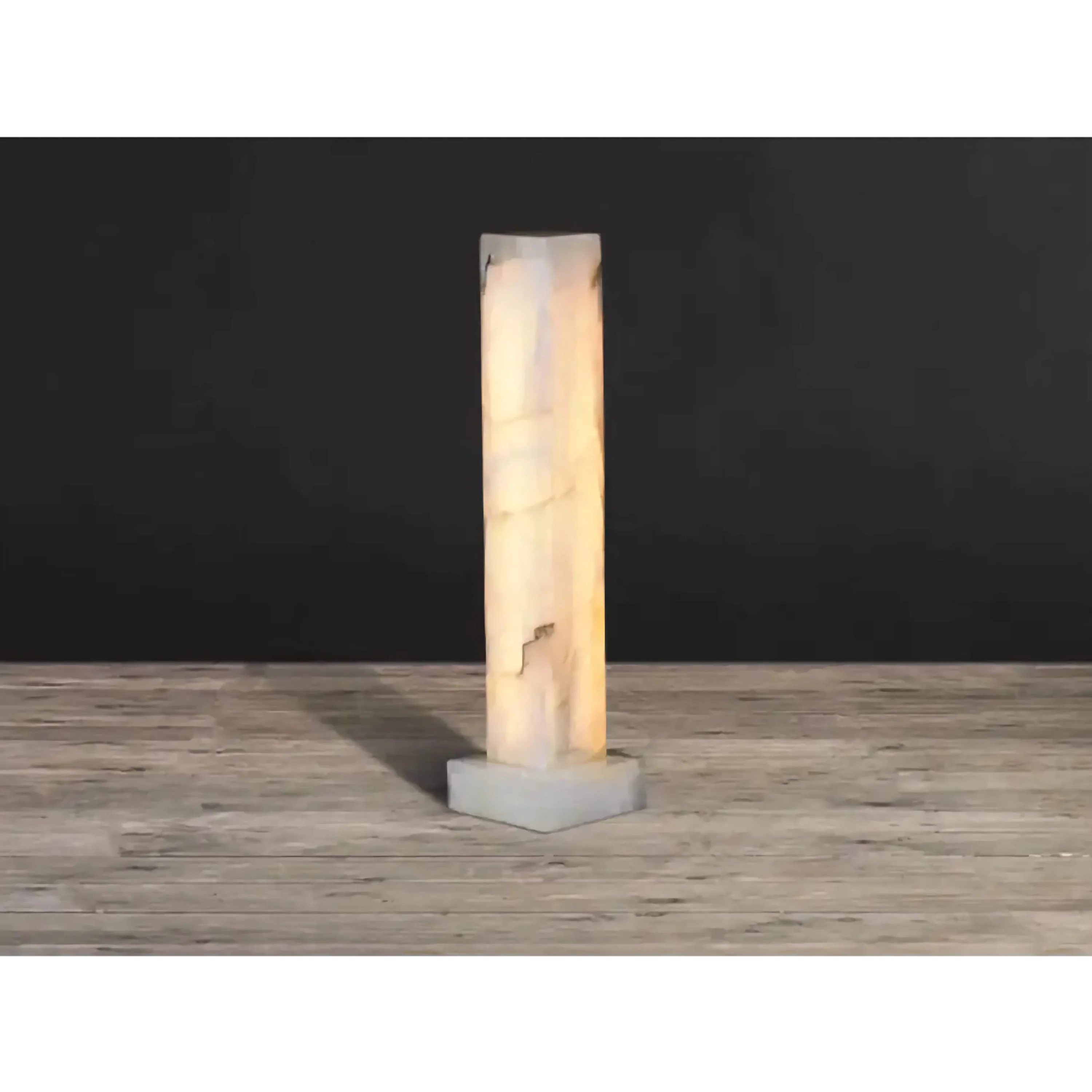 Alabaster Floor Lamp – Column Sculptural Stone for Living Room Modern Designer Casalolalights Luxury Lamps Interior