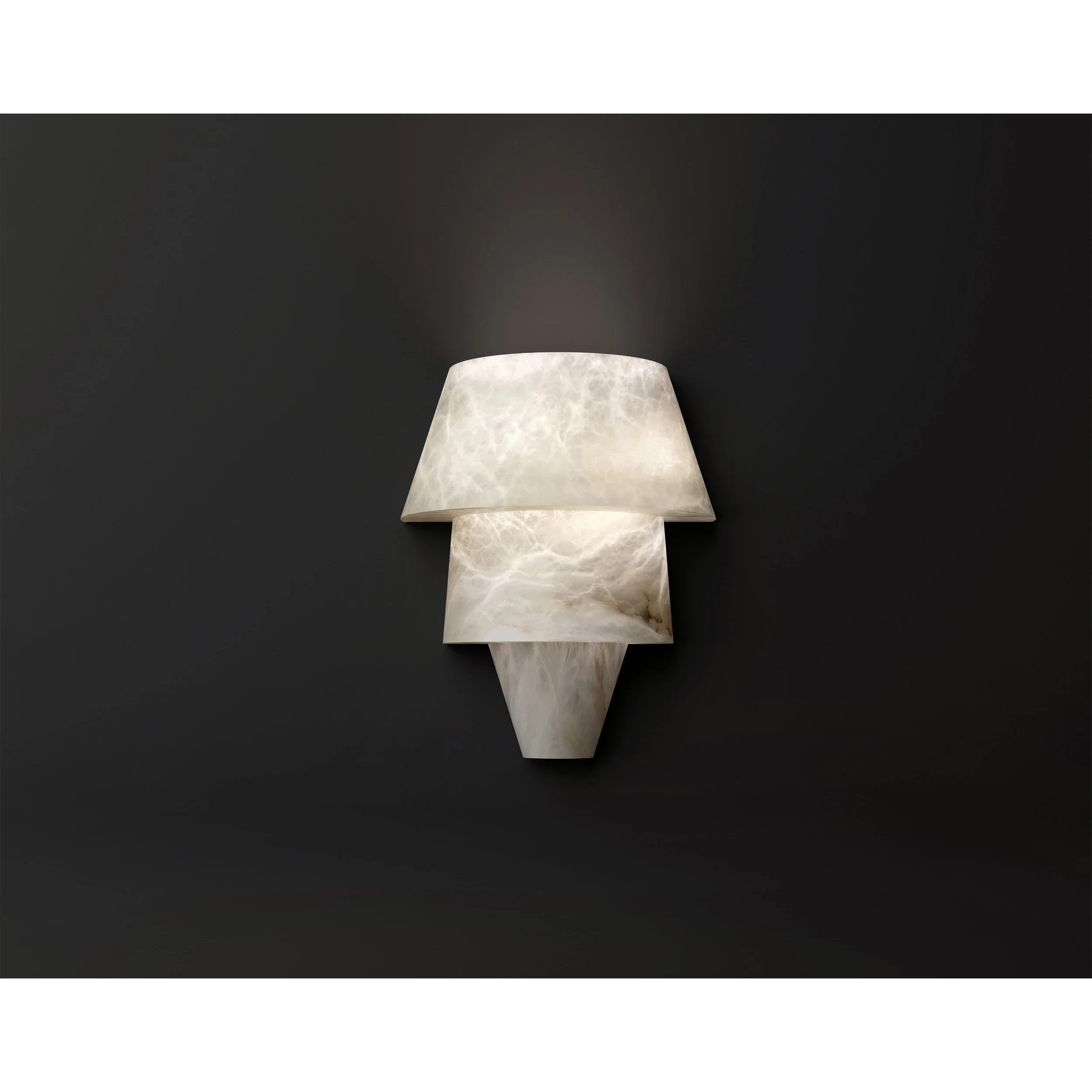 Marble wall light full view