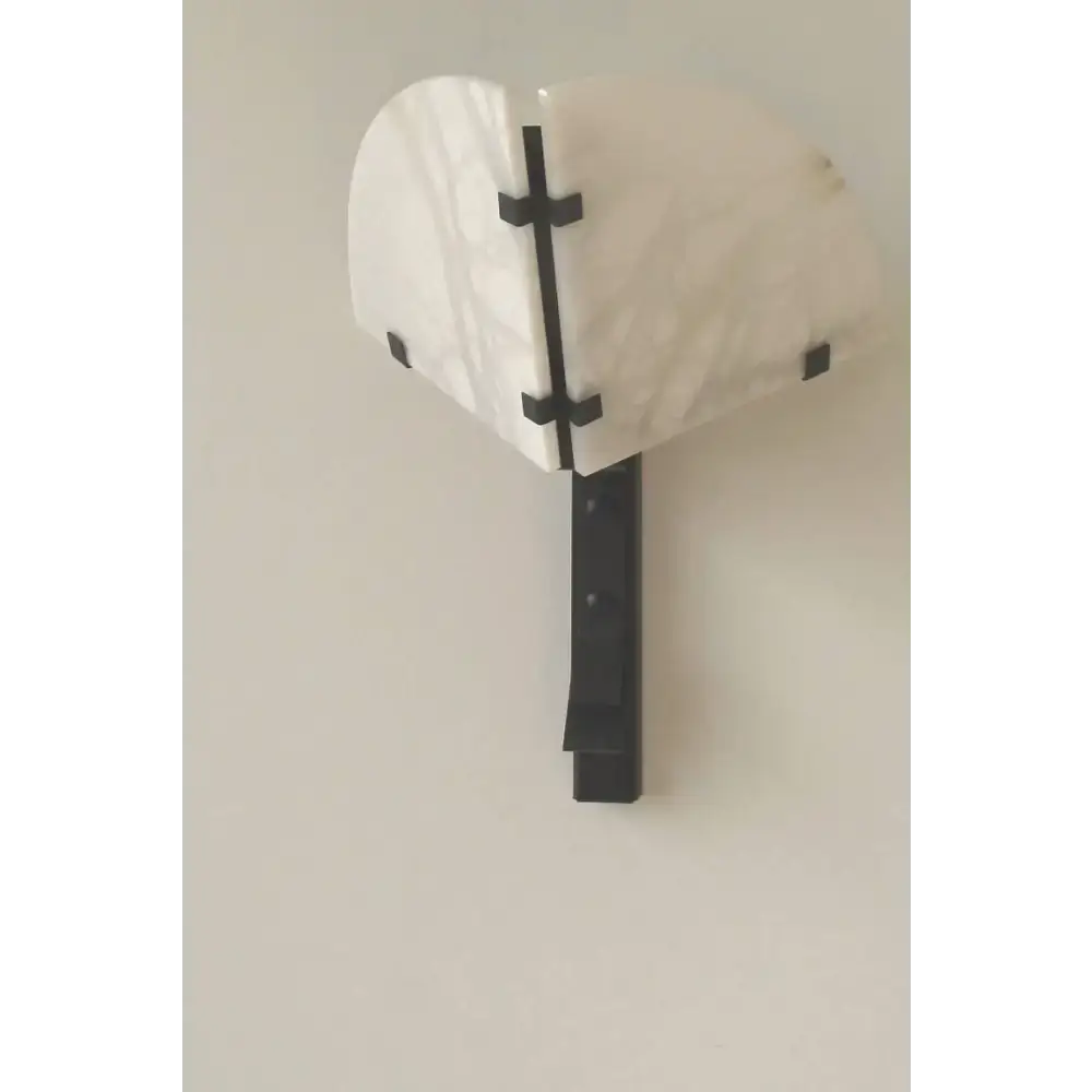 Alabaster Half-dome Wall Sconce | Italian Bedside Accent Light - Sconces