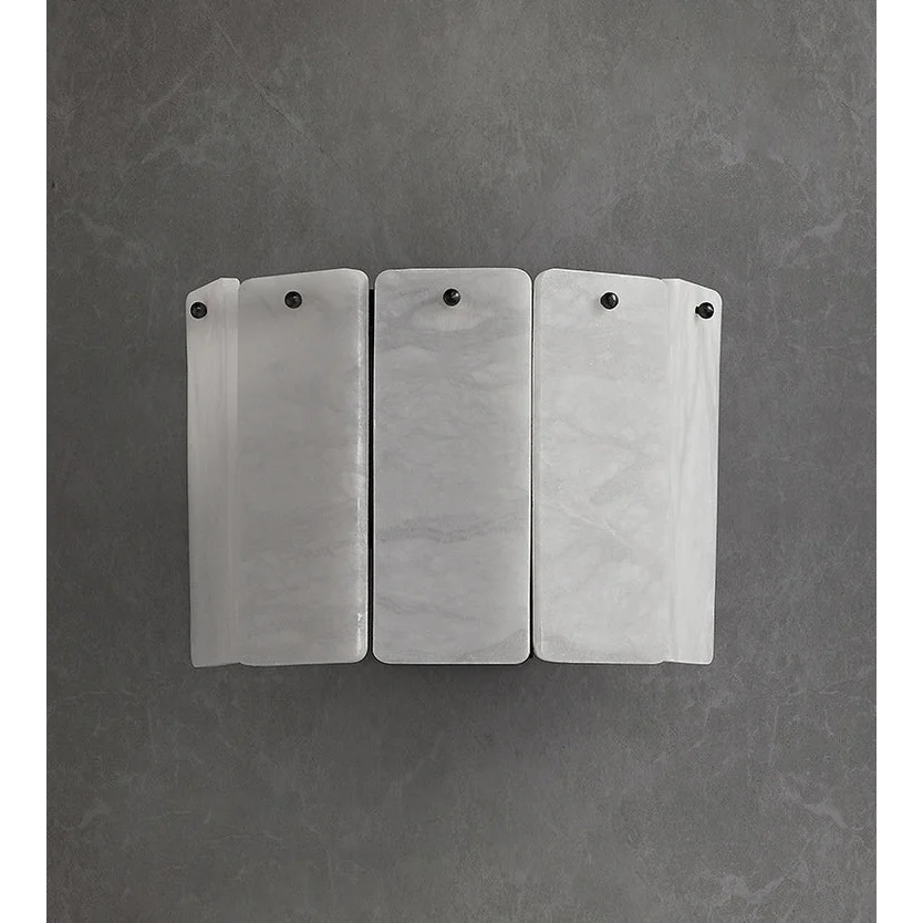 Luxury Alabaster & Copper Wall Sconce – Modern Handcrafted Light for Elegant Interiors