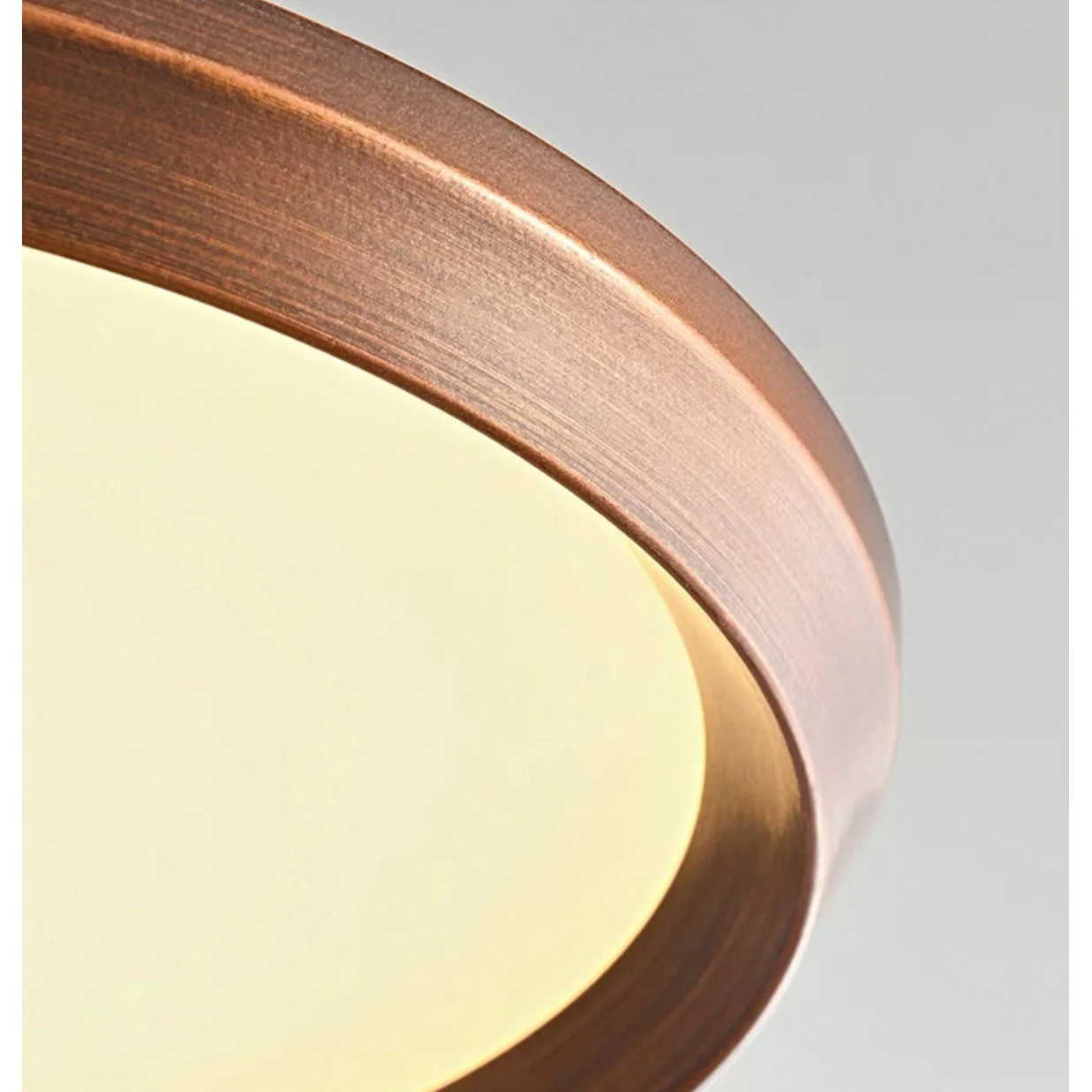 Retro Disc Modern Pendant Lighting | Brushed Steel Ceiling Light Fixture