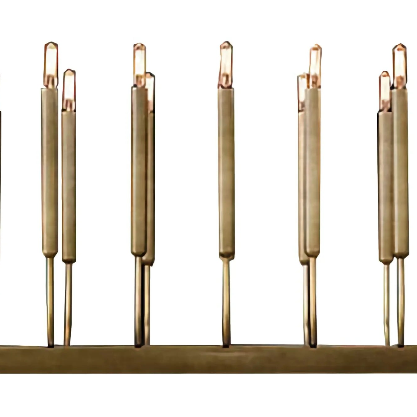 Linear Copper Chandelier – 20/24-light Modern Dining Fixture Casalolalights Luxury Lamps for Interior Designers