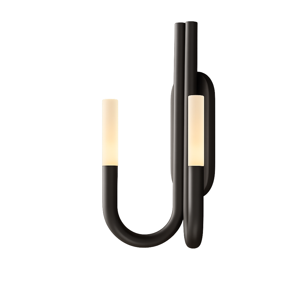 ARM BRASS WALL SCONCES | CLBSG36 - Black - Wall Sconces
