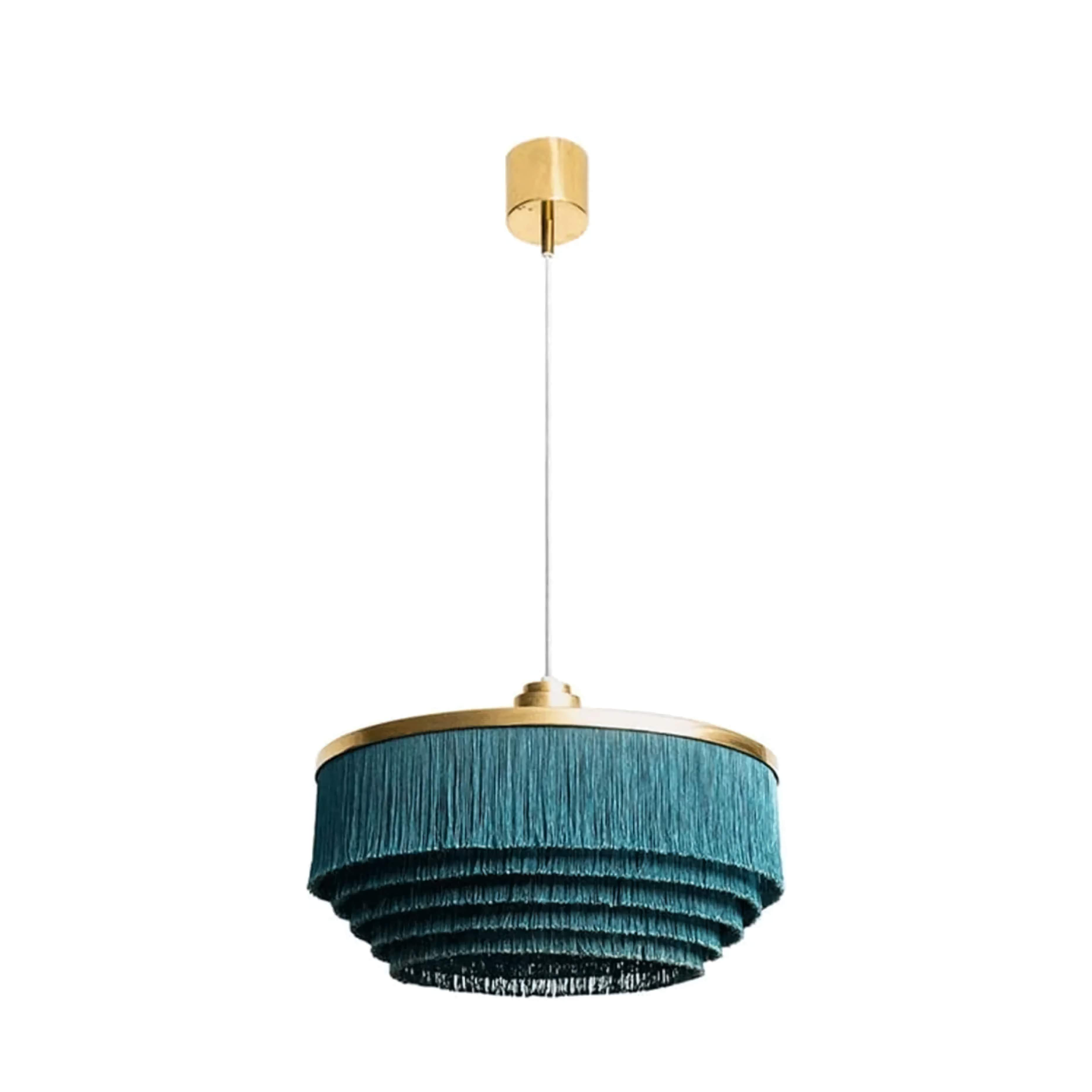 Colorful Ceiling Lamps | Luxury Fixture with Organic Cotton Shade