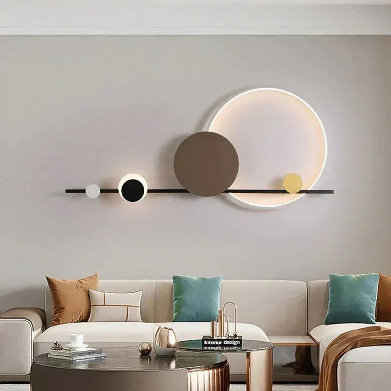 Modern Chic Wall Lamp | Contemporary Art Decor Lighting for Living Room Bar Commercial - Sconces