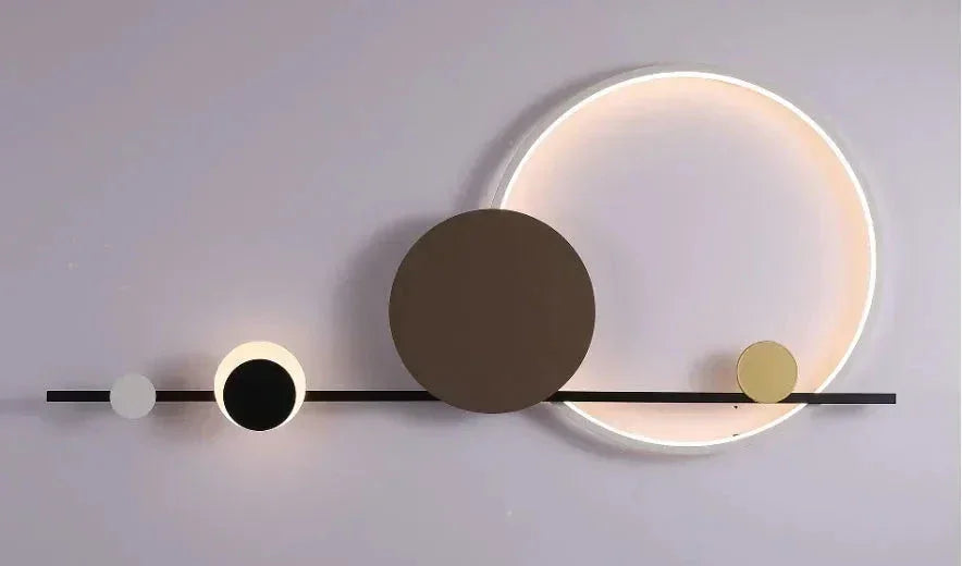 Modern Chic Wall Lamp | Contemporary Art Decor Lighting for Living Room Bar Commercial - Sconces