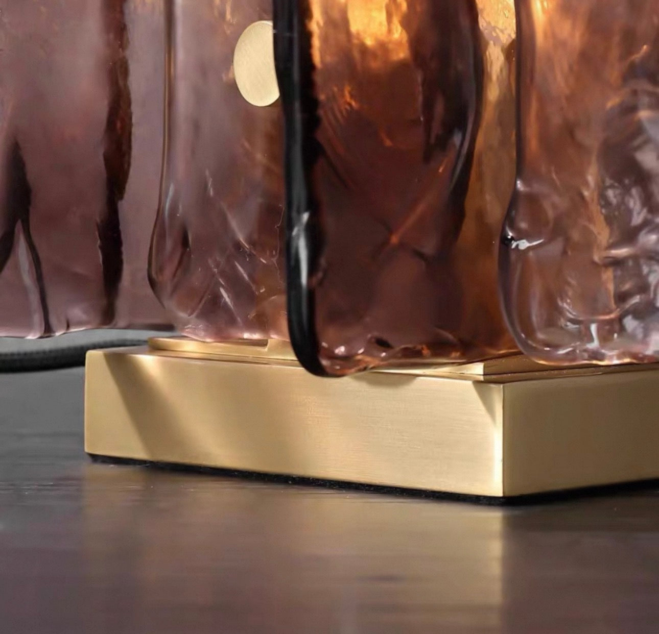 Art Deco Red Glass Blade Table Lamp for Living Room Bedroom Casalolalights Luxury Lamps for Interior Designers