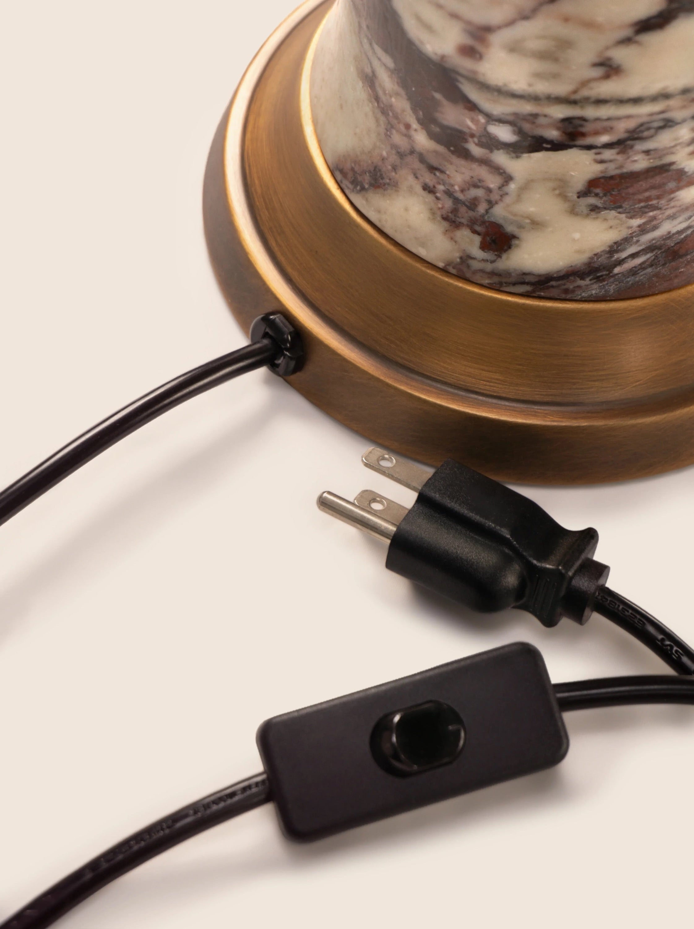 Art Deco Red Marble Lamp | Copper Table | Modern Desk for Console Living Room Casalolalights Luxury Lamps for Interior