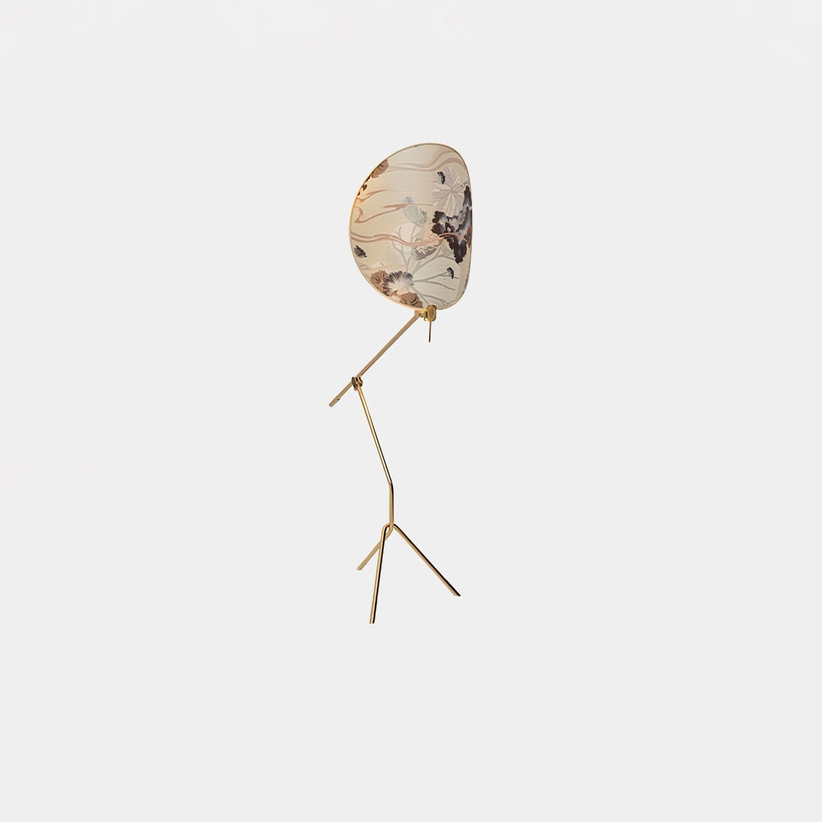 Shop for Floor Lamps - Unique - Fabric & Copper - Akira
