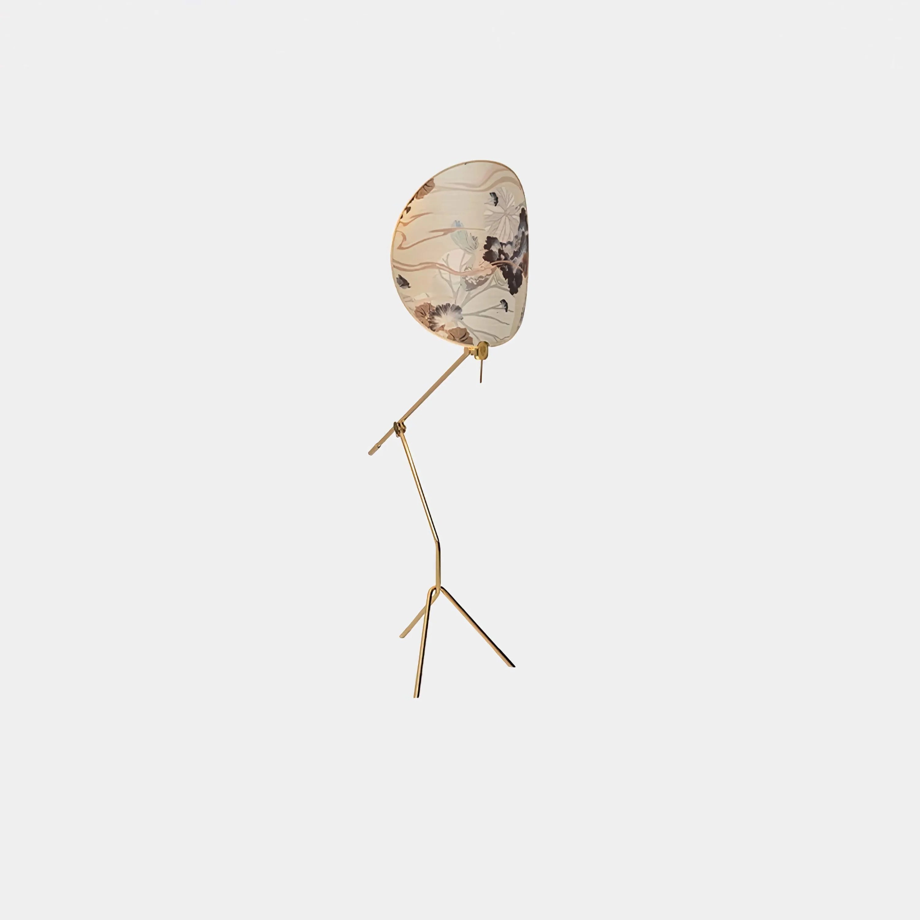 Shop for Floor Lamps Unique Fabric & Copper Akira