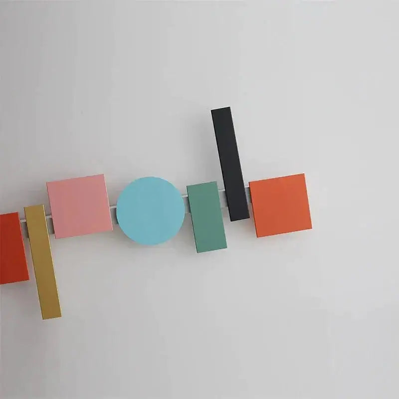 Modern Colorful Led Wall Lamp | Art Decor Lighting for Living Room Commercial - Sconces
