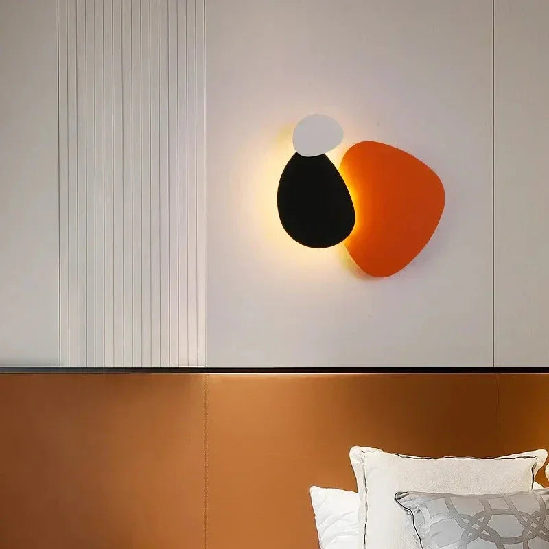 Modern Led Wall Lamp | Contemporary Art Decor Lighting for Living Room Bedroom - Sconces