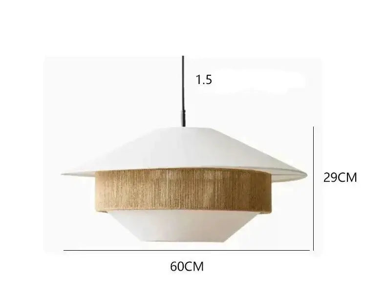 Artisanal Wicker Pendant Light | Luxury Hand-knitted Lamps | Lighting for Living Room and Bedrooms - Lamps
