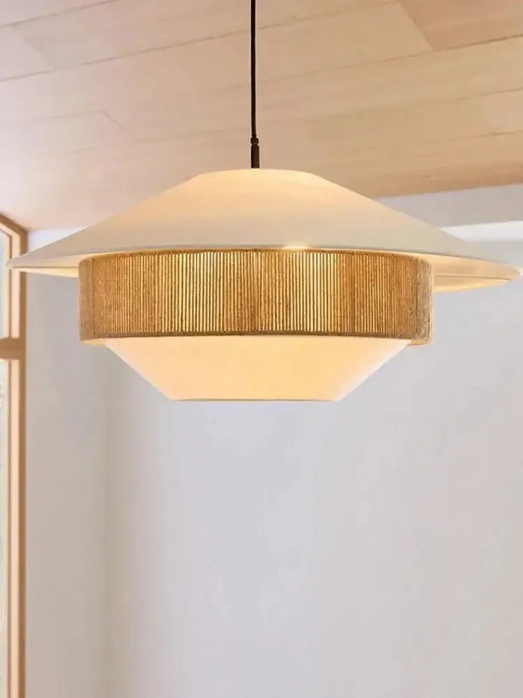 Artisanal Wicker Pendant Light | Luxury Hand-knitted Lamps | Lighting for Living Room and Bedrooms - Lamps