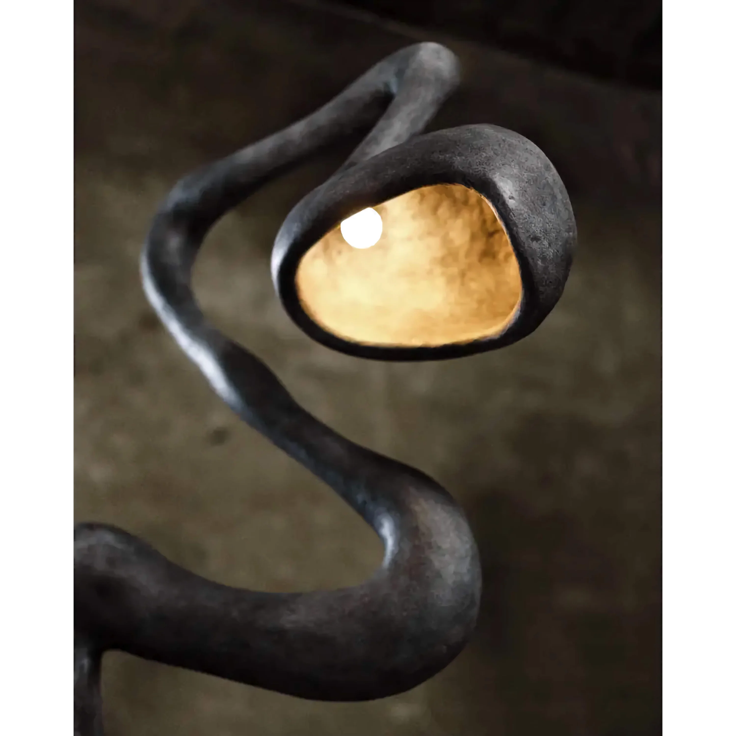 Wabi-sabi Floor Lamp | Organic Charcoal Texture Sculptural Tall for Luxury Interiors Casalolalights Luxury Lamps