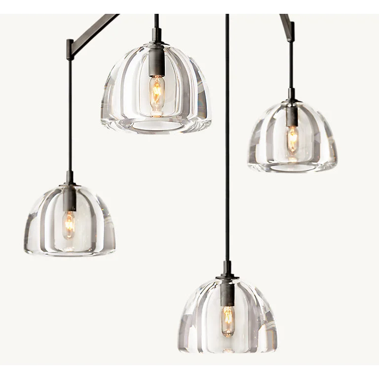 Luxurious Brass Chandelier for Kitchen Island | Modern Pendant for High-end Interiors Casalolalights Luxury Lamps